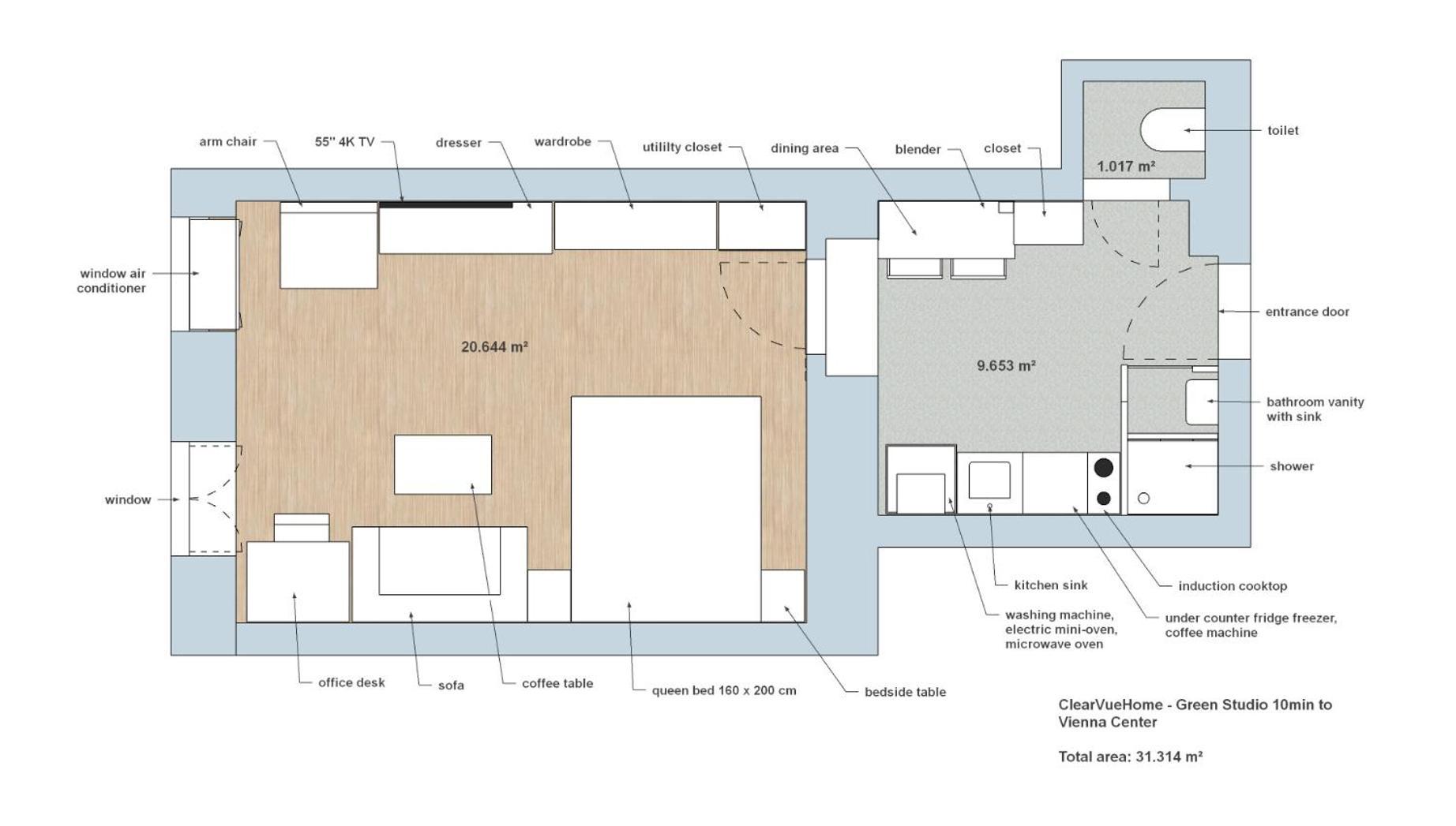 Clearvuehome - Green Studio 10Min To Vienna Center Exteriér fotografie